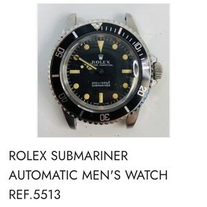 Rolex Submariner Automatic Mens Watch VINTAGE